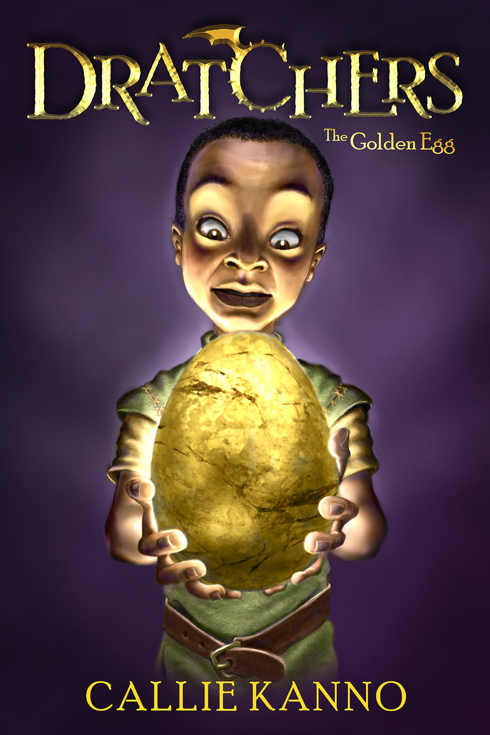 Cover art for Dratchers and the Golden Egg.